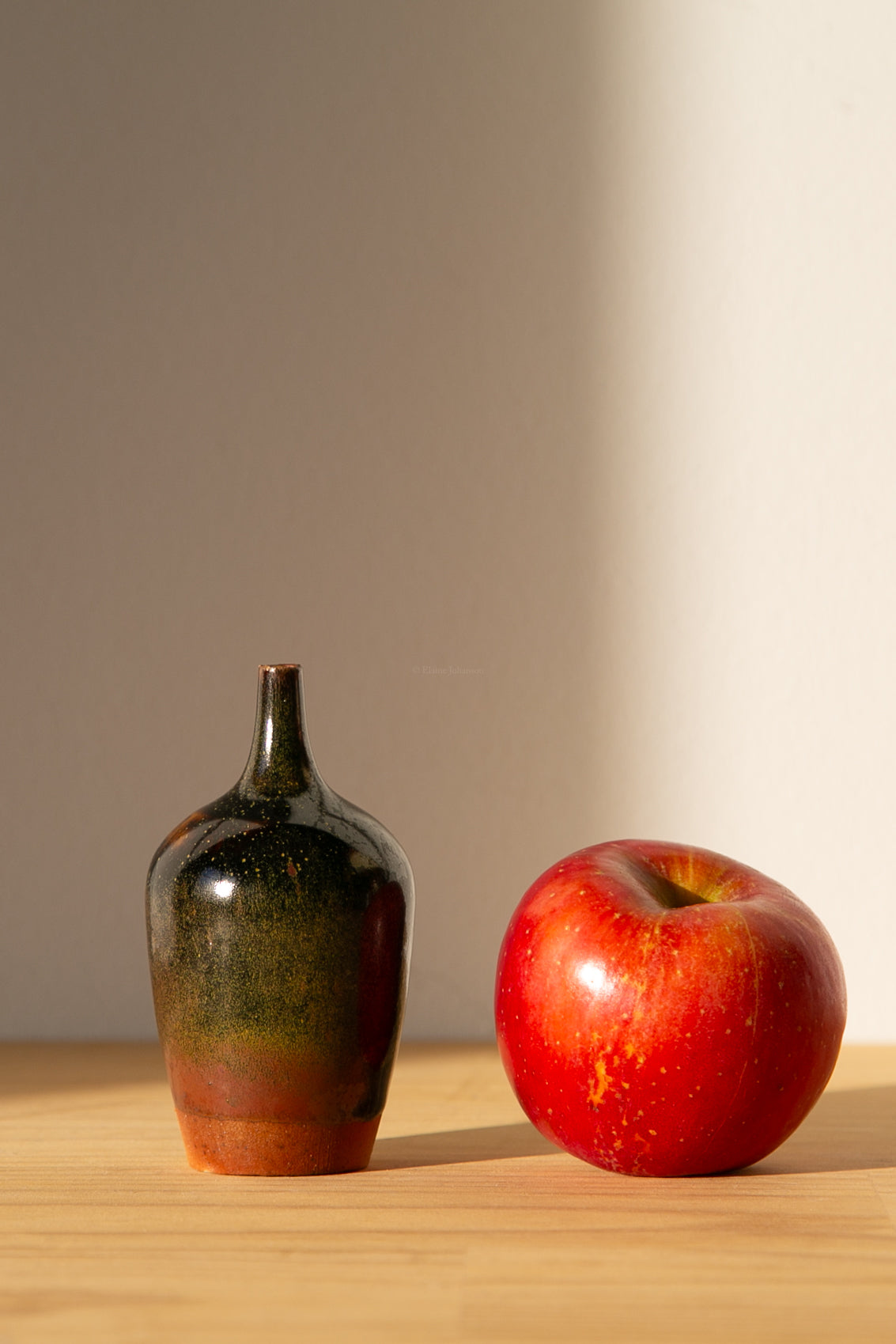 Pollen-Flecked Bud Vase