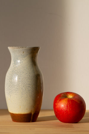 Cream and Pale Blue Vase