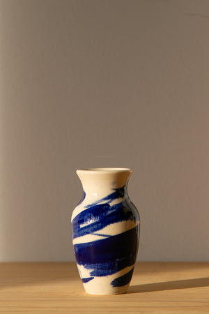 Cobalt Swirled Vase