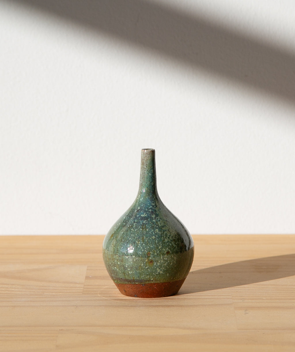 Teardrop oribe vase