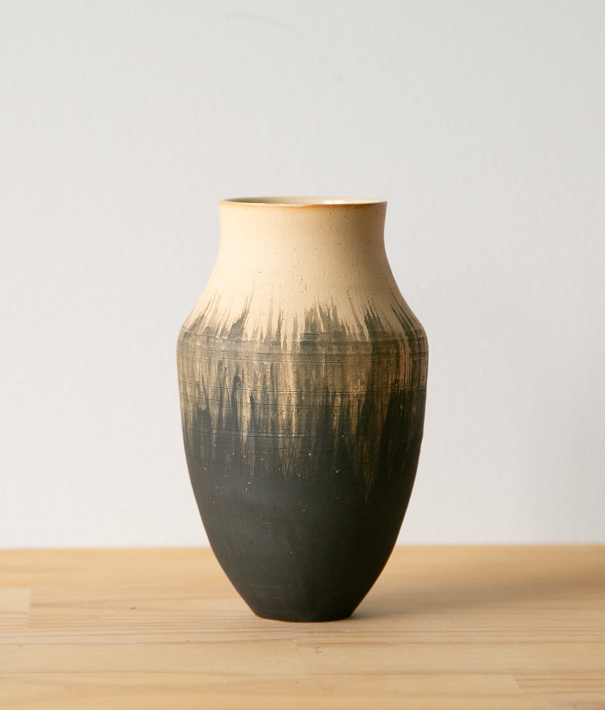 Handpainted grass vase