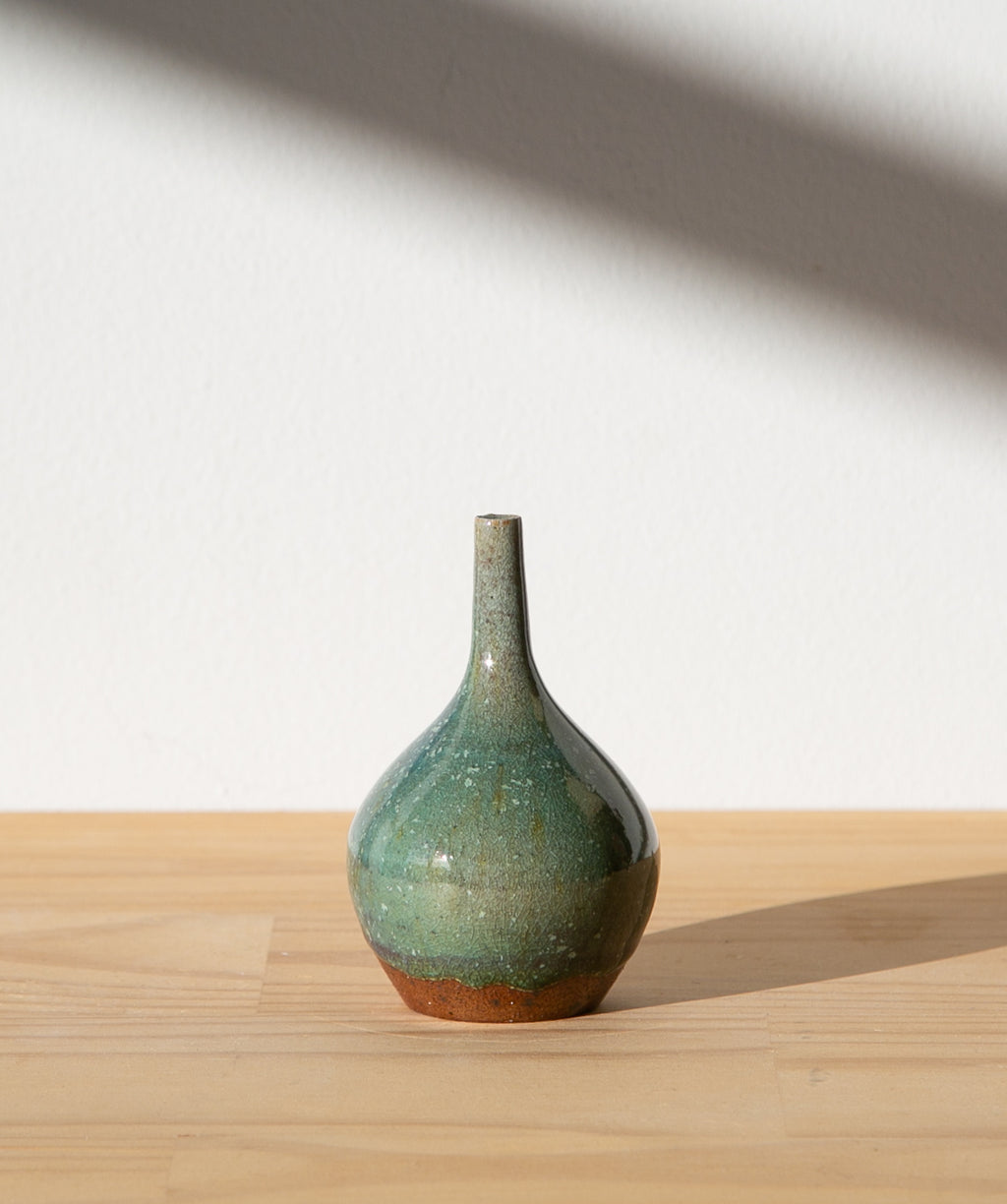 Teardrop oribe vase