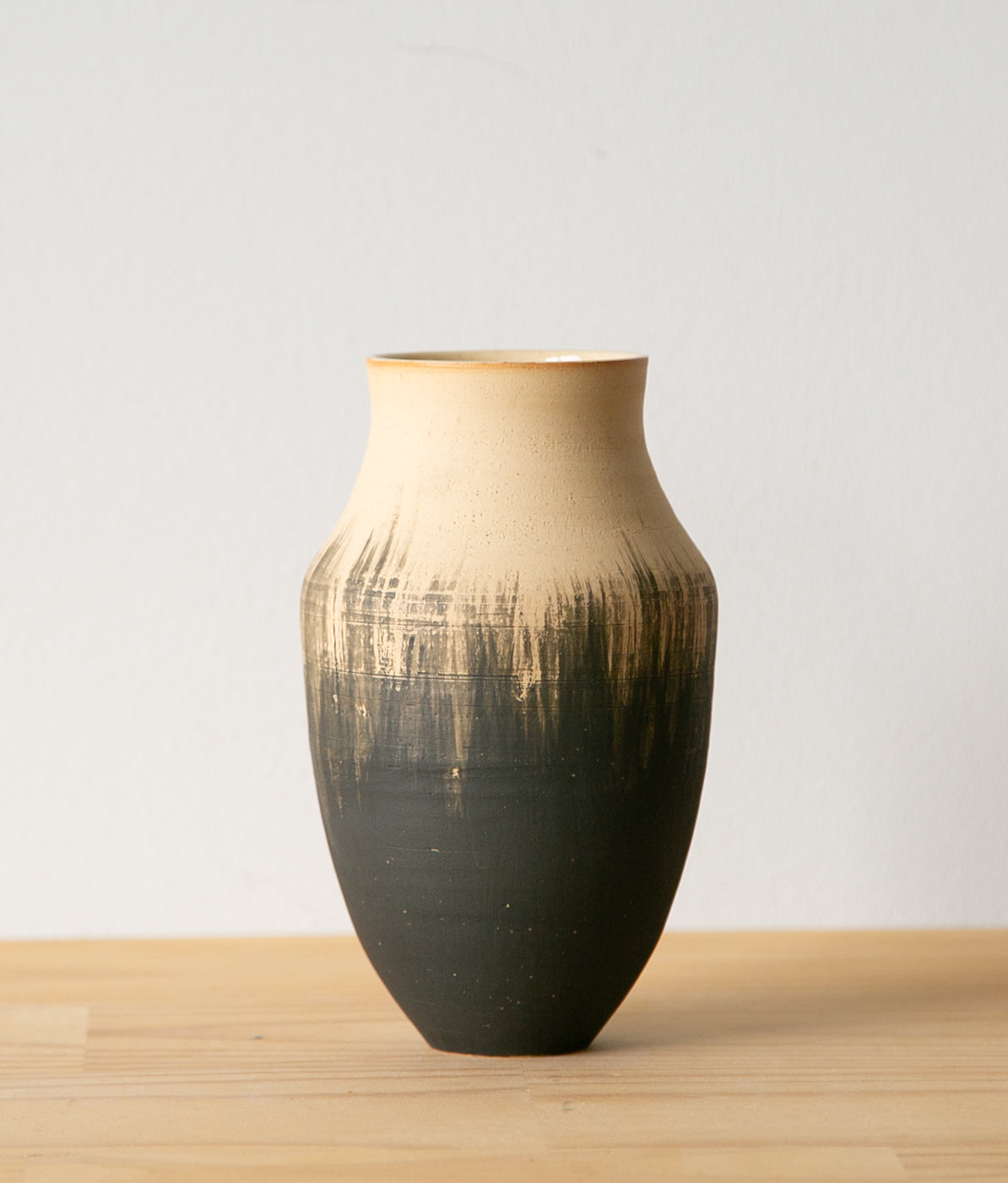 Handpainted grass vase