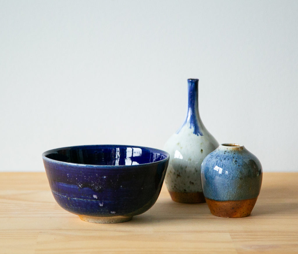 Cobalt tea bowl