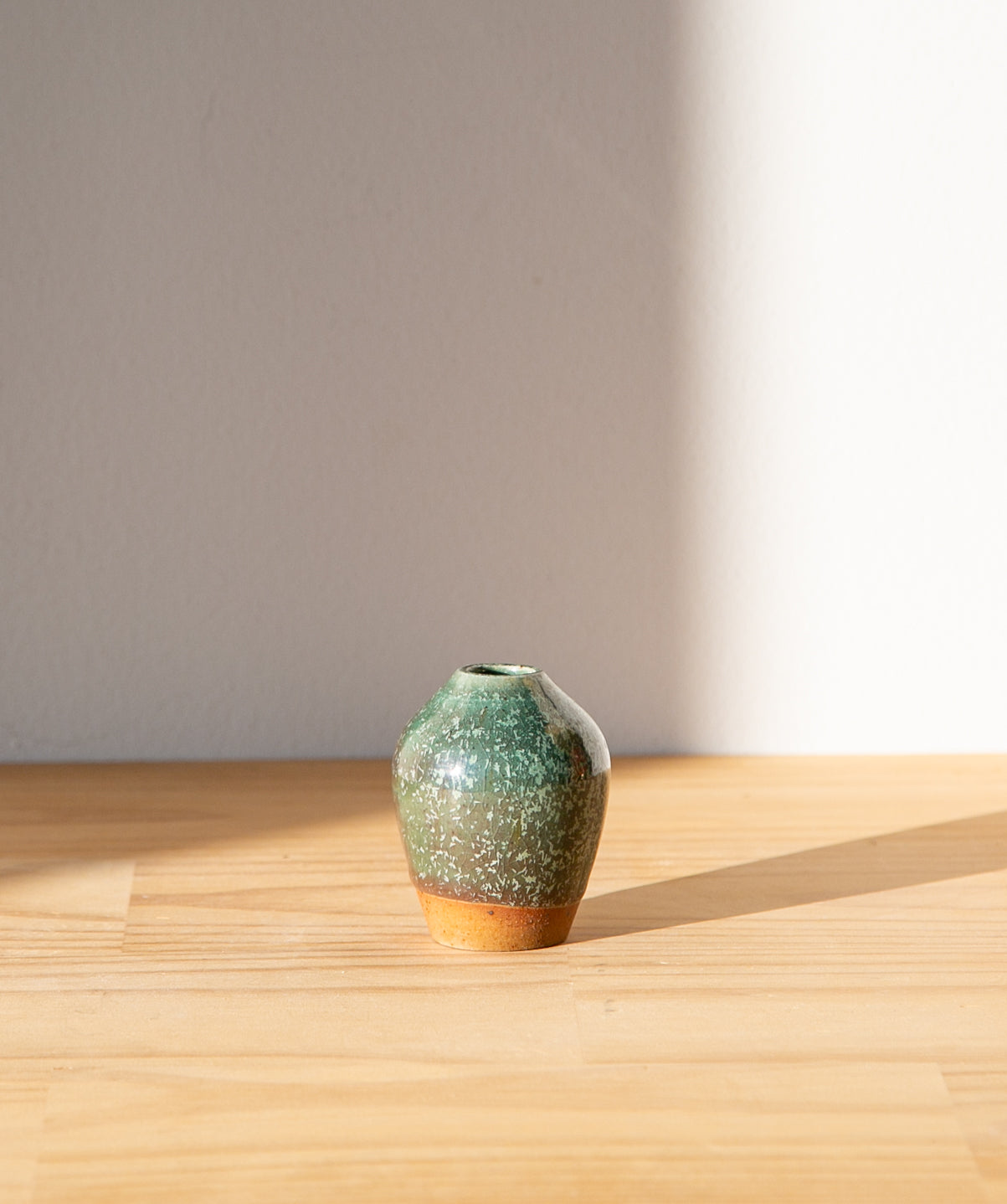 Oribe bud vase