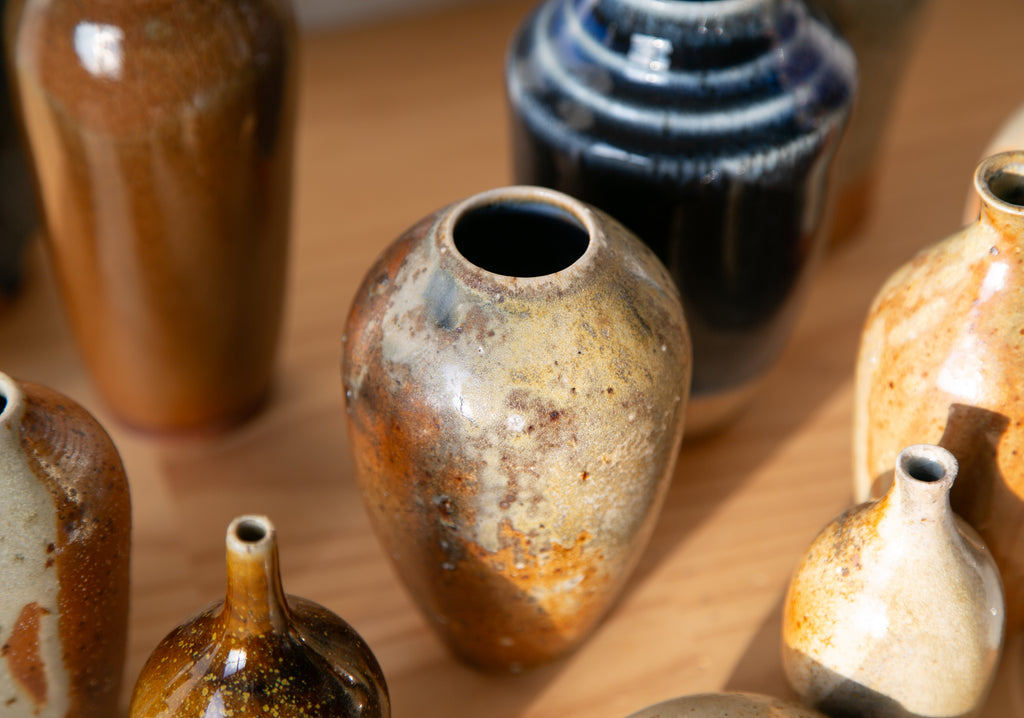 Softly variegated vase