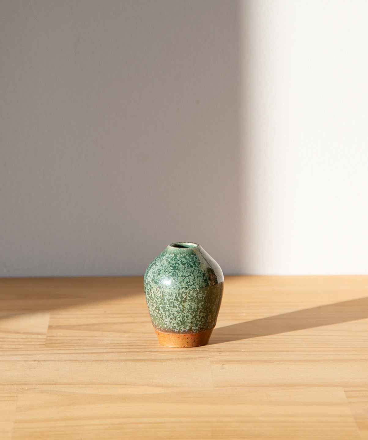 Oribe bud vase