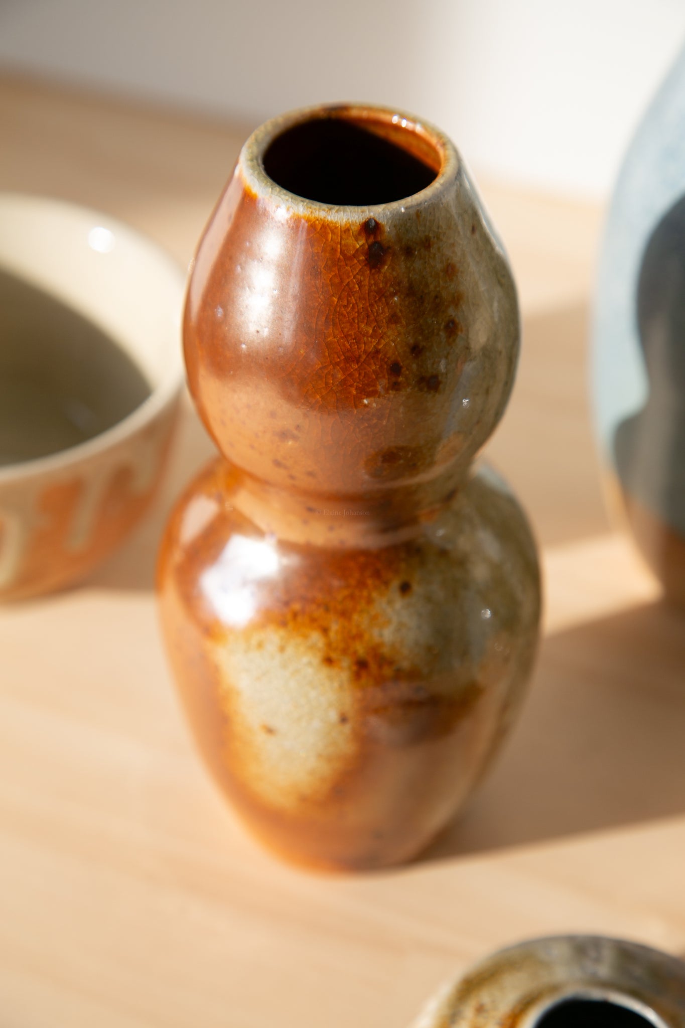 Curvy Copper Vase