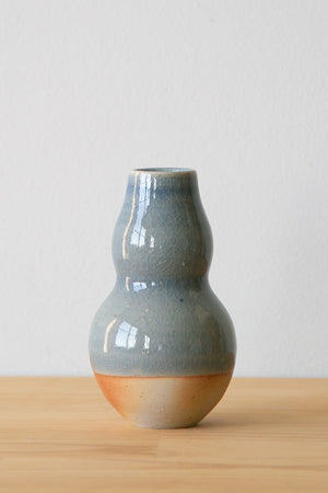 Pale Blue Gourd Vase