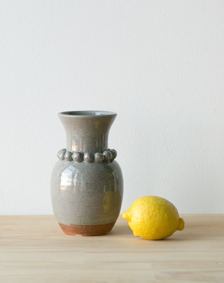 Gray Pearl Vase