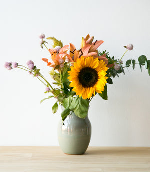 celadon bouquet vase